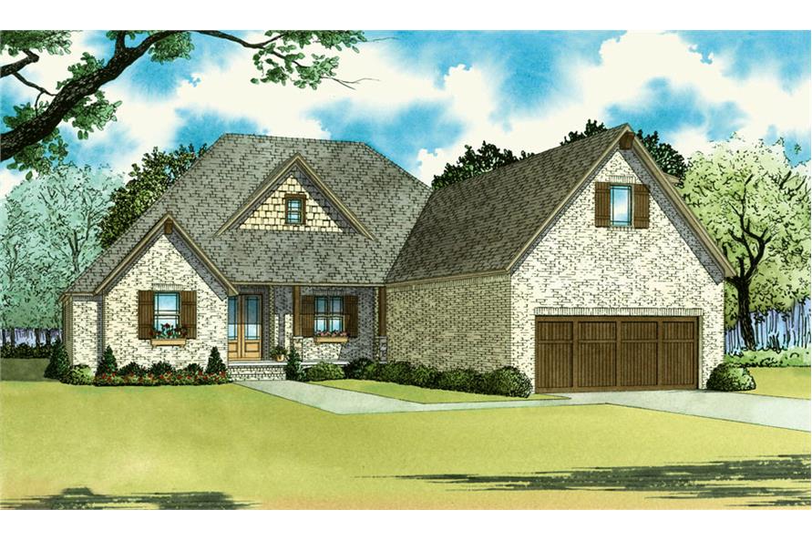 4 Bedrm, 2500 Sq Ft Southern House Plan #193-1041