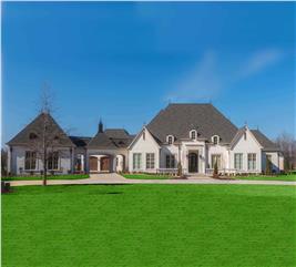 Spanish/Mediterranean Home Plan:, 6095 Sq Ft House Plan #107-1020