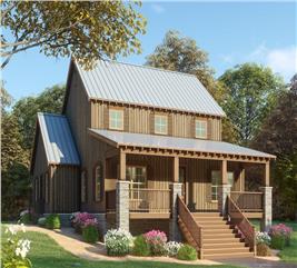 Farmhouse Home - 3 Bedrms, 2.5 Baths - 2144 Sq Ft - Plan #193-1082