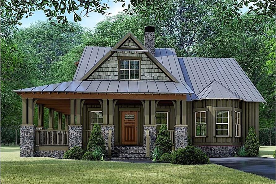 3-Bedroom, 1905 Sq Ft Cottage House - Plan #193-1108 - Front Exterior