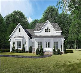 Ranch House - 3 Bedrms, 2.5 Baths - 2031 Sq Ft - Plan #193-1143