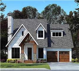 Cottage Home Plan - 3 Bedrms, 2.5 Baths - 1986 Sq Ft - #193-1169