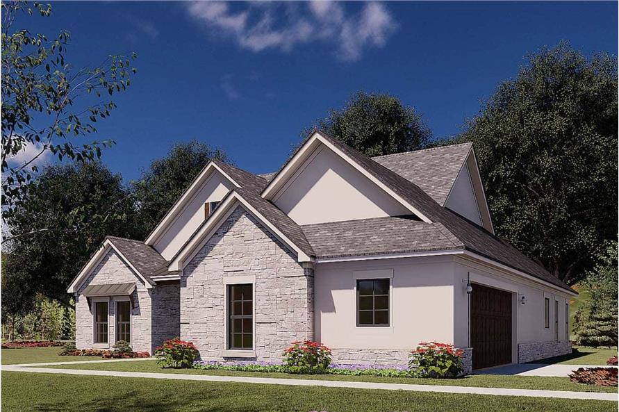 Right Side View of this 3-Bedroom, 2382 Sq Ft Plan - 193-1176