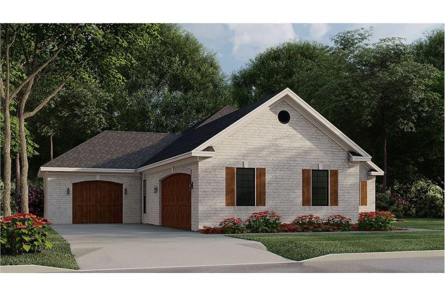 Left Side View of this 3-Bedroom, 2095 Sq Ft Plan - 193-1183