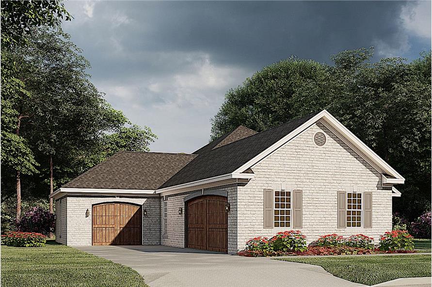 Left Side View of this 3-Bedroom, 2095 Sq Ft Plan - 193-1183