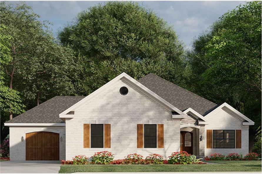 3-Bedroom, 2095 Sq Ft Ranch Home - Plan #193-1183 - Main Exterior