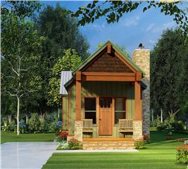 Cottage Floor Plan - 2 Bedrms, 1 Baths - 921 Sq Ft - #193-1221