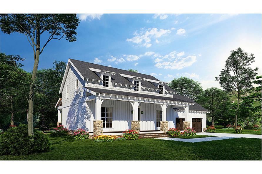 Left Side View of this 3-Bedroom, 1773 Sq Ft Plan - 193-1236