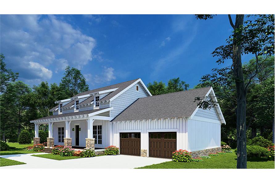 Right Side View of this 3-Bedroom, 1773 Sq Ft Plan - 193-1236