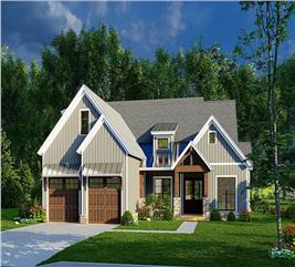 Acadian House Plan - 3 Bedrms, 2 Baths - 1954 Sq Ft - #193-1242