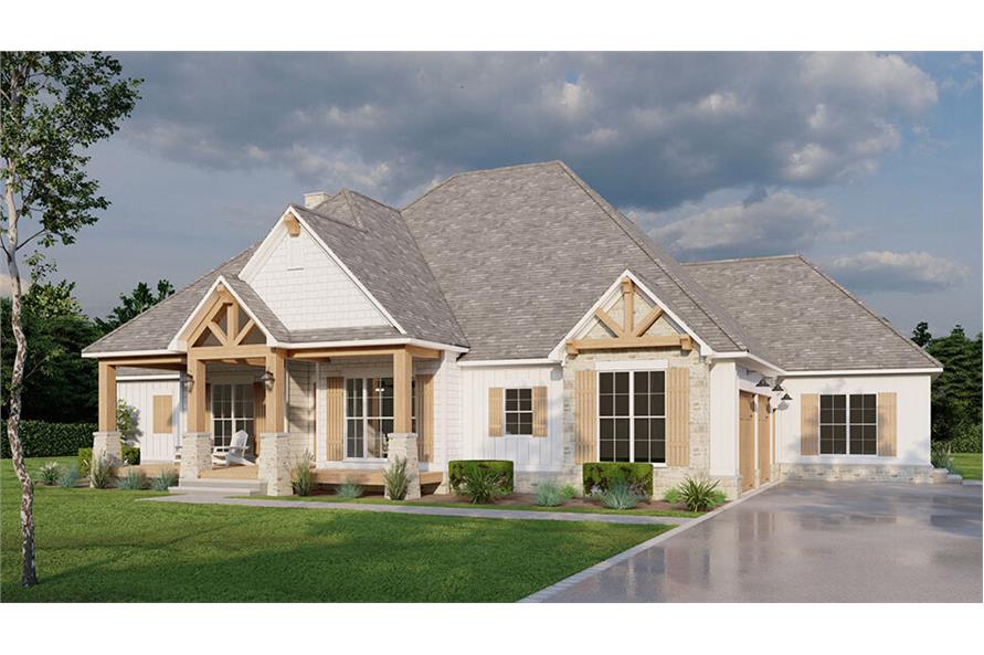 Right View of this 3-Bedroom,2442 Sq Ft Plan -193-1251