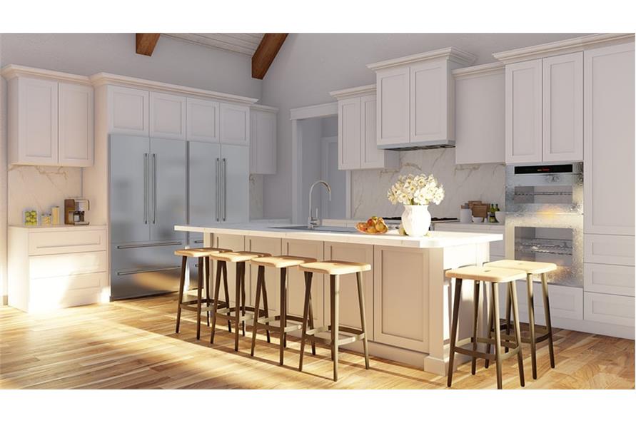 Kitchen: Kitchen Island of this 3-Bedroom,2442 Sq Ft Plan -193-1251