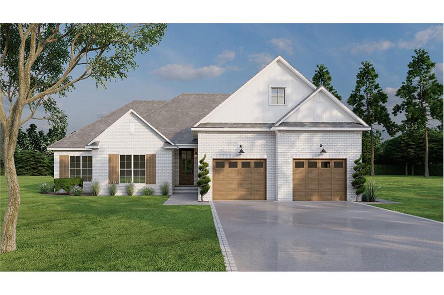 Front View of this 3-Bedroom,1911 Sq Ft Plan -193-1253