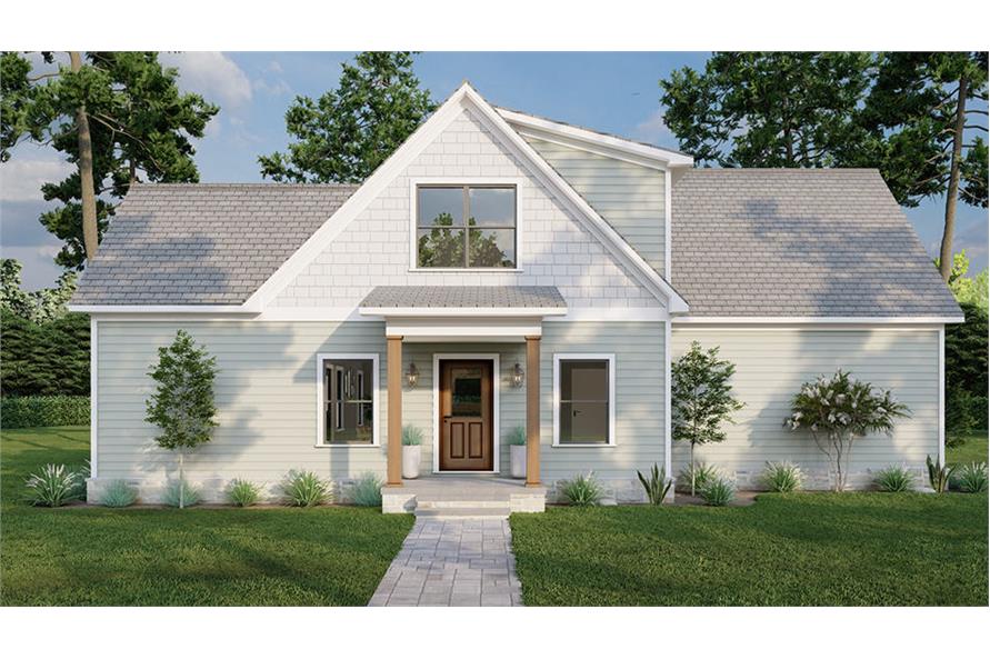 Front View of this 3-Bedroom,2181 Sq Ft Plan -193-1260