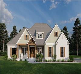 Rustic Home Plan - 4 Bedrms, 4.5 Baths - 2638 Sq Ft - #193-1261