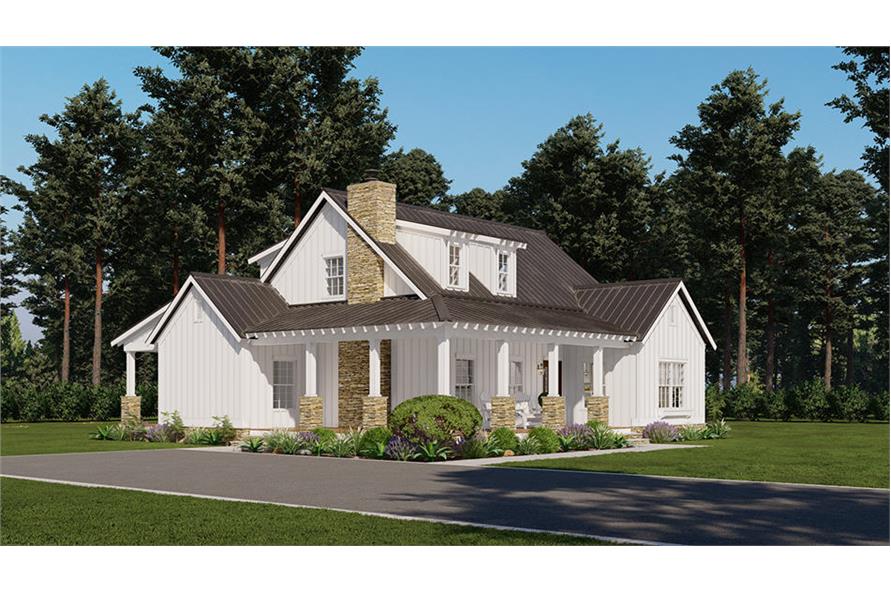 Left View of this 2-Bedroom,1517 Sq Ft Plan -193-1269