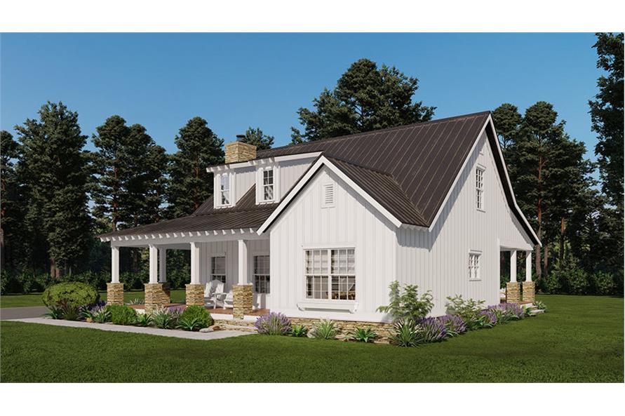 Right View of this 2-Bedroom,1517 Sq Ft Plan -193-1269