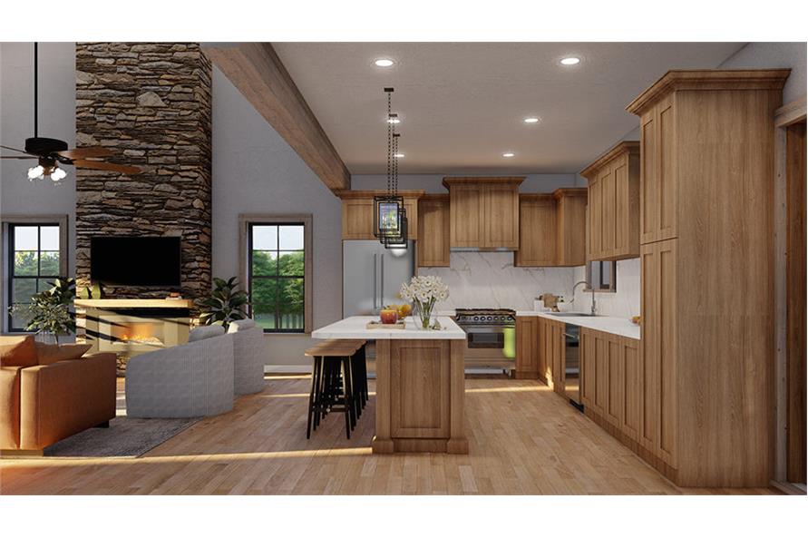 Kitchen of this 3-Bedroom,2255 Sq Ft Plan -193-1278