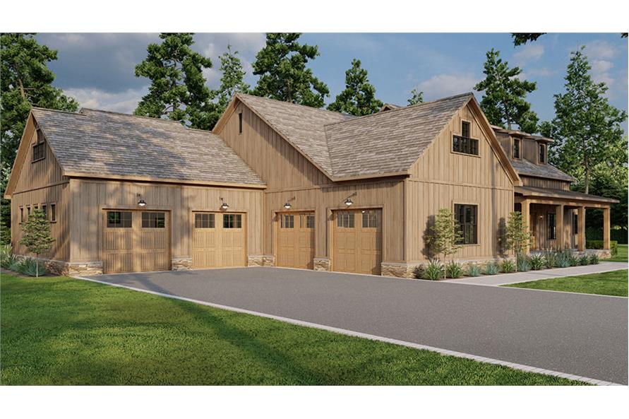 Left View of this 3-Bedroom,2173 Sq Ft Plan -193-1280