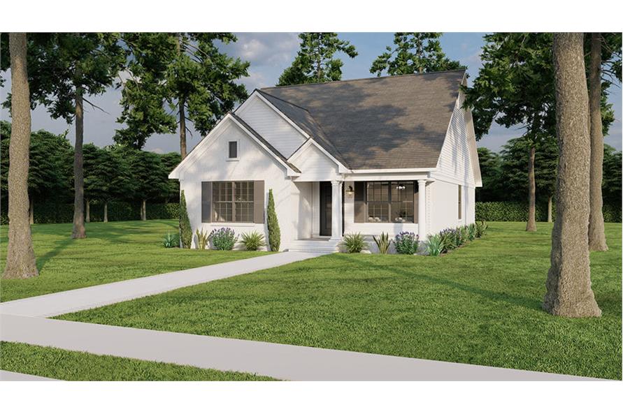 Right View of this 3-Bedroom,1250 Sq Ft Plan -193-1282