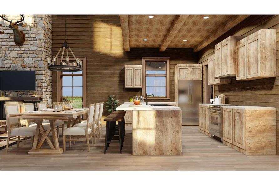 Kitchen of this 4-Bedroom,3723 Sq Ft Plan -193-1296