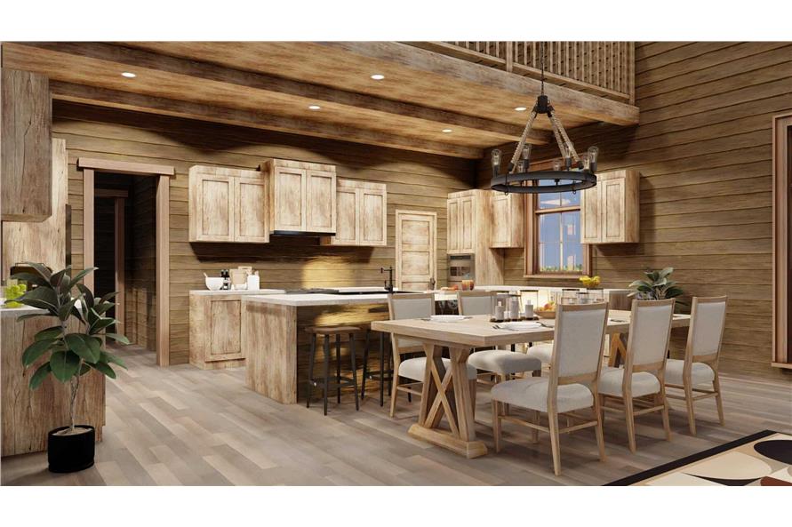 Kitchen of this 4-Bedroom,3723 Sq Ft Plan -193-1296