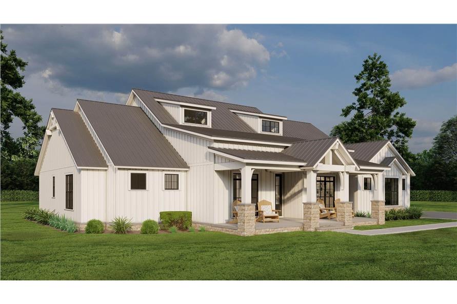 Left Side View of this 4-Bedroom,2679 Sq Ft Plan -193-1297