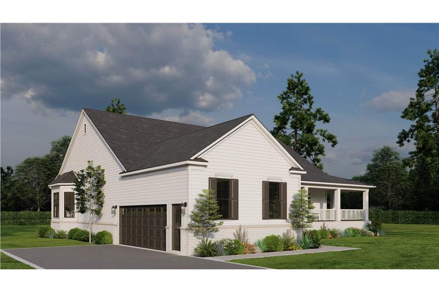 Left Side View of this 3-Bedroom,2165 Sq Ft Plan -193-1298