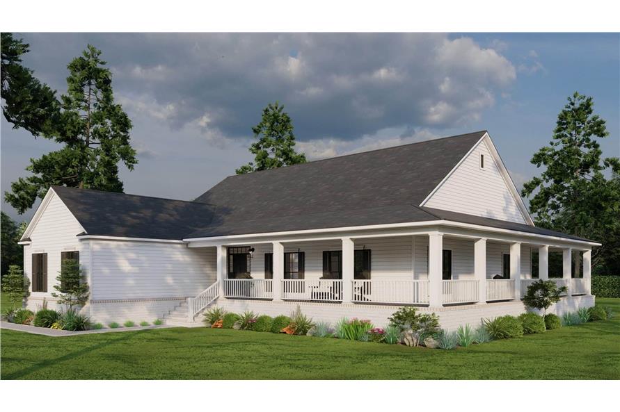 Right Side View of this 3-Bedroom,2165 Sq Ft Plan -193-1298