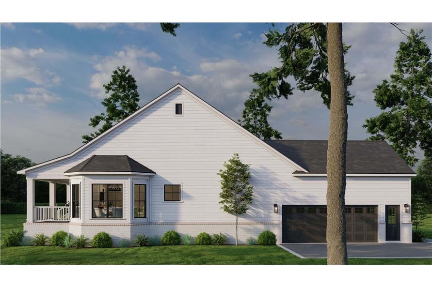 Left Side View of this 3-Bedroom,2165 Sq Ft Plan -193-1298