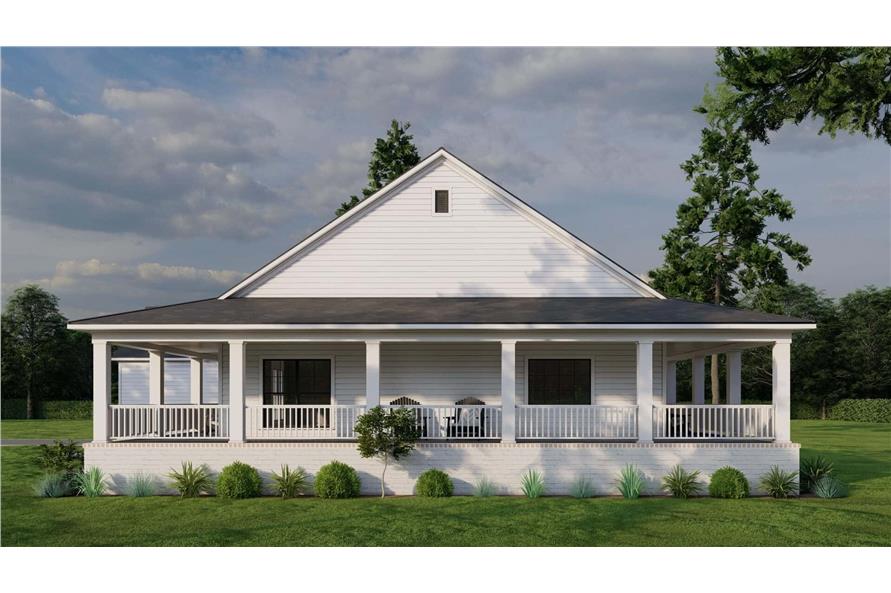 Right Side View of this 3-Bedroom,2165 Sq Ft Plan -193-1298