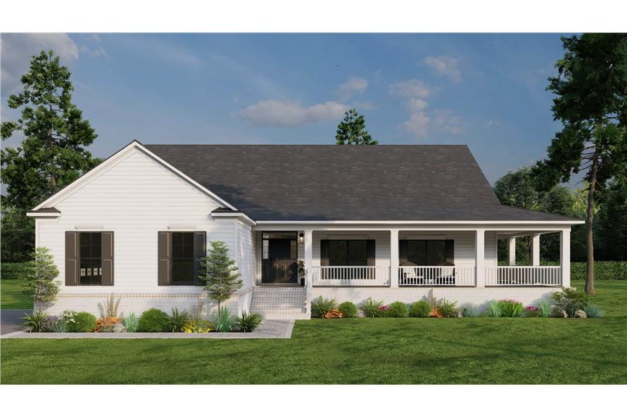 Craftsman Home Plan - 3 Bedrms, 2.5 Baths - 2165 Sq Ft - #193-1298