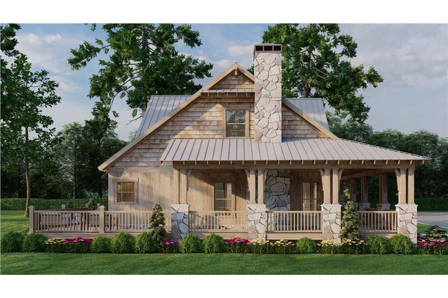 Left Side View of this 3-Bedroom,1660 Sq Ft Plan -193-1300