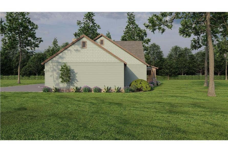 Rear View of this 2-Bedroom,1805 Sq Ft Plan -193-1302