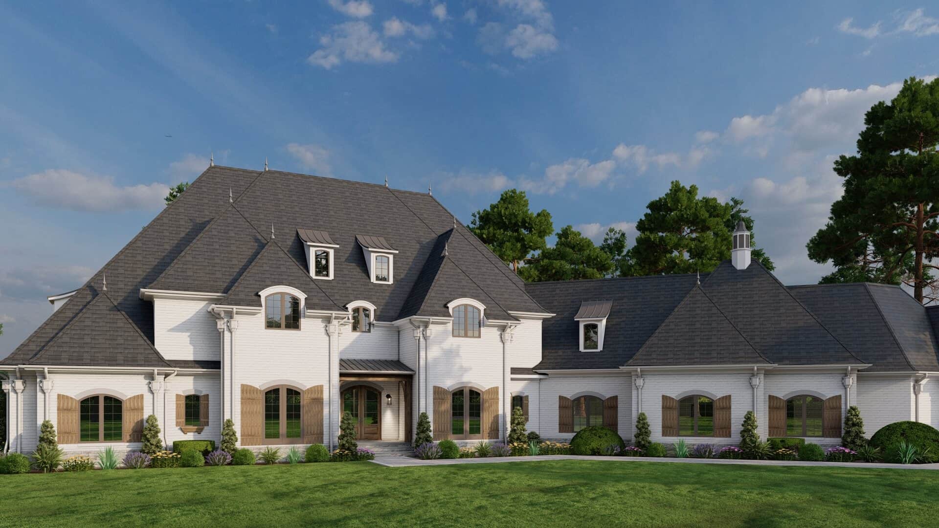 European House Plan - 7 Bedrms, 8.5 Baths - 11715 Sq Ft - #193-1303