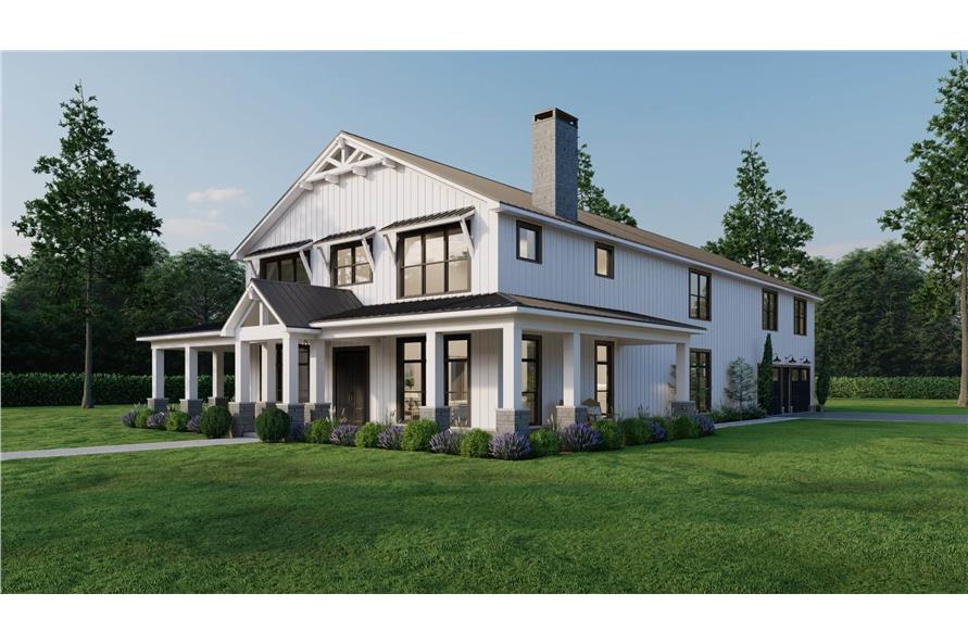 Right Side View of this 5-Bedroom,3779 Sq Ft Plan -193-1305