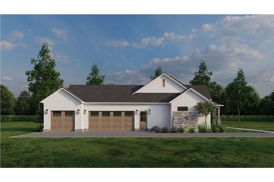 Left Side View of this 4-Bedroom,2930 Sq Ft Plan -193-1313