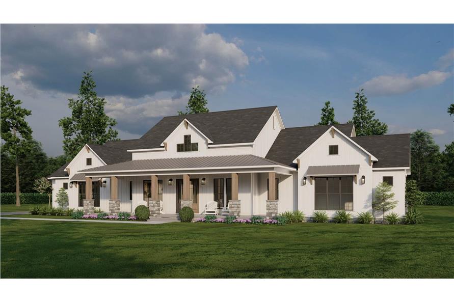 Right Side View of this 4-Bedroom,2930 Sq Ft Plan -193-1313