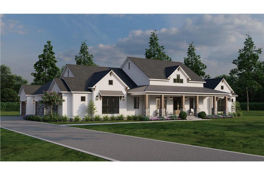 Right Side View of this 4-Bedroom,2930 Sq Ft Plan -193-1313