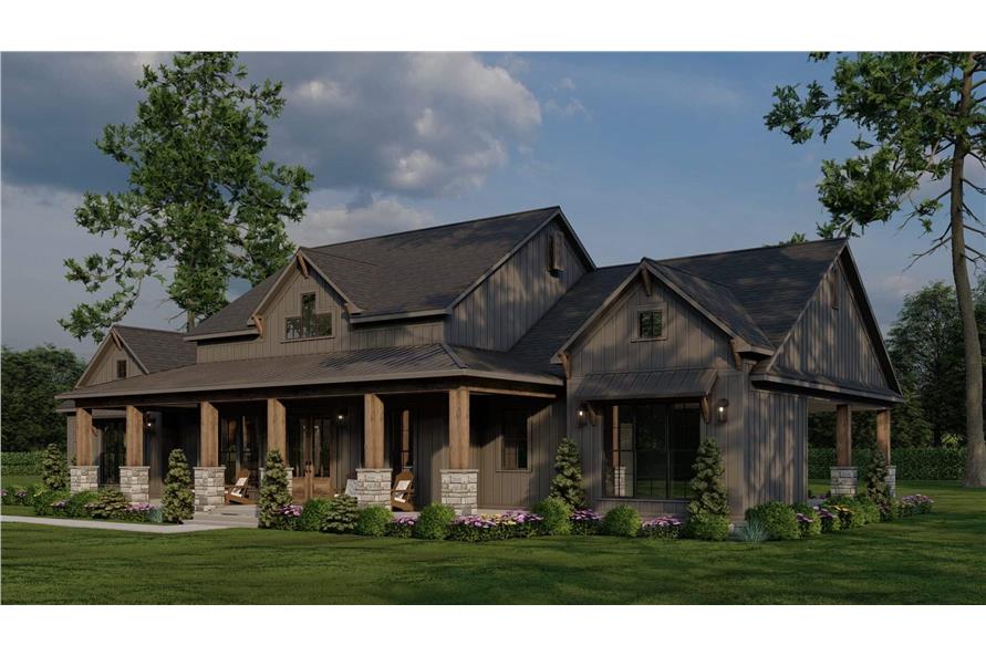 Country Home Plan - 3 Bedrms, 3.5 Baths - 2480 Sq Ft - #193-1314