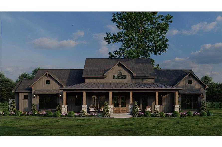 Country Home Plan - 3 Bedrms, 3.5 Baths - 2480 Sq Ft - #193-1314