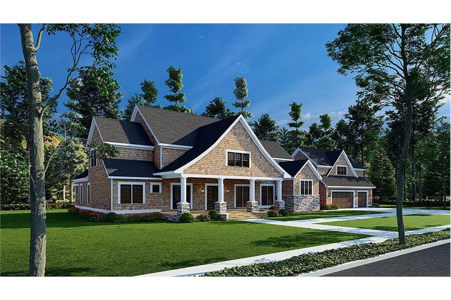 Left Side View of this 6-Bedroom,3448 Sq Ft Plan -193-1327