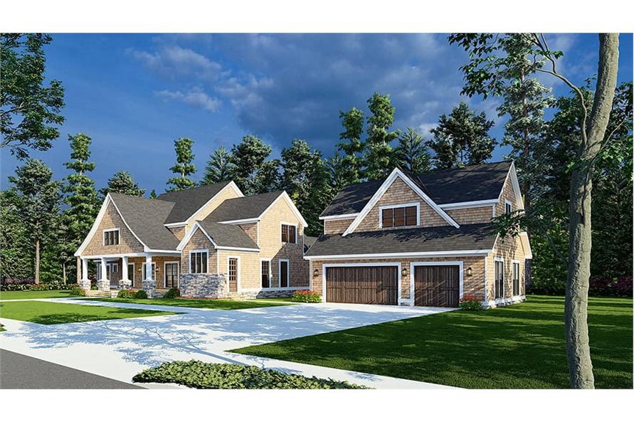 Right Side View of this 6-Bedroom,3448 Sq Ft Plan -193-1327