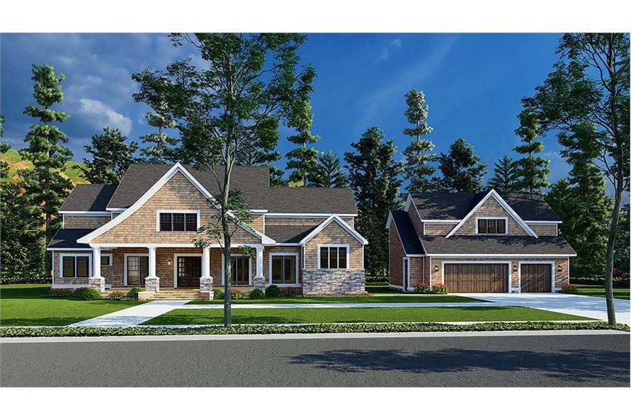 Country House Plan - 6 Bedrms, 5.5 Baths - 3448 Sq Ft - #193-1327