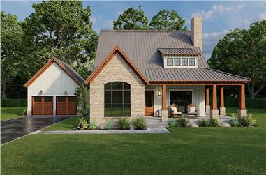 Rustic Home Plan - 3 Bedrms, 2.5 Baths - 2006 Sq Ft - #193-1332