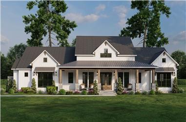 Farmhouse Home Plan - 3 Bedrms, 3.5 Baths - 2564 Sq Ft - #193-1334