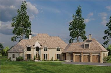 European Floor Plan - 4 Bedrms, 3.5 Baths - 4808 Sq Ft - #193-1335