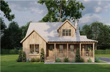 Rustic House Plan - 3 Bedrms, 2.5 Baths - 1836 Sq Ft - #193-1336