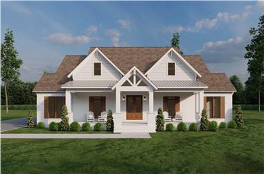 Farmhouse Floor Plan - 3 Bedrms, 3 Baths - 3067 Sq Ft - #193-1341