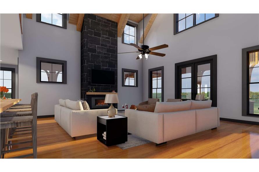 Great Room of this 4-Bedroom,3033 Sq Ft Plan -193-1342